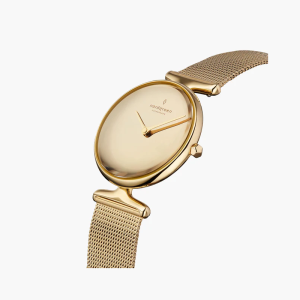 Nordgreen Women’s Quartz Gold Stainless Steel Gold Dial 28mm Watch UN28GOMEGOPM