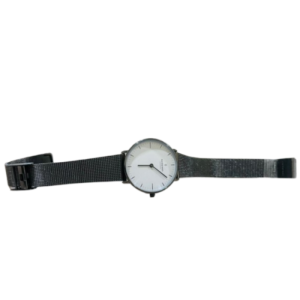 Nordgreen Women’s Quartz Grey Stainless Steel White Dial 28mm Watch NR28SIMESIXX