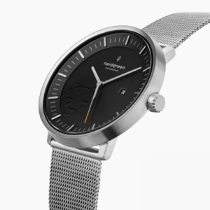 Nordgreen Unisex Quartz Silver Stainless Steel Black Dial 36mm Watch PH36SIMESIBLCH