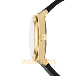 Alternative view of Fossil Men’s Quartz Black Leather Strap Black Dial 42mm Watch FS6089 (Without Tag)