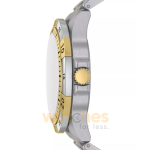 Alternative view of Fossil Men’s Quartz Two-Tone Stainless Steel Silver Dial 44mm Watch FS6148 (Without Tag)