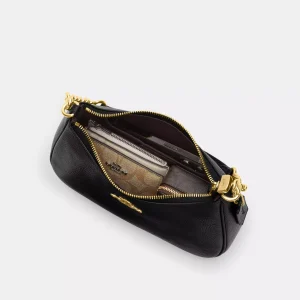 Coach Teri Signature Denim Shoulder Bag (Size: L24.1cm, H315.2cm, W7.6cm) CAF82 - Image 4