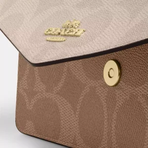 Coach Klare Envelope Crossbody Bag In Blocked Signature Canvas (Size: L26cm, H13.3cm, W7.6cm) CBI99 - Image 6