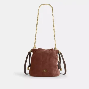 Coach Faye Mini Drawstring Bag With Quilting (Size: L17.8cm, H15.2cm, W10.8cm) CDC42