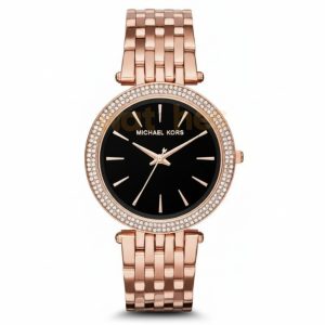 Michael Kors Women’s Quartz Stainless Steel Black Dial 38mm Watch MK3402