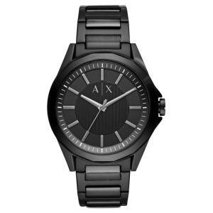Armani Exchange Men’s Quartz Black Stainless Steel Black Dial 44mm Watch AX2620 (Shelf Leftover)