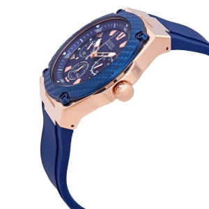 Guess Men’s Quartz Blue Silicone Strap Blue Dial 45mm Watch GW1049G2