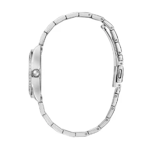 Guess Women’s Quartz Silver Stainless Steel Pink Dial 30mm Watch GW0841L4