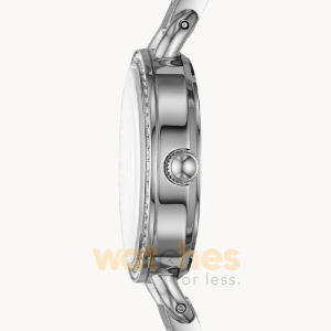Alternative view of Fossil Women’s Quartz Silver Stainless Steel Silver Dial 32mm Watch BQ3162 (Without Tag)