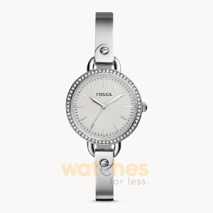 Fossil Women’s Quartz Silver Stainless Steel Silver Dial 32mm Watch BQ3162 (Without Tag)