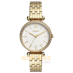 Fossil Women’s Quartz Gold Stainless Steel White Dial 36mm Watch BQ3498 (Without Tag)