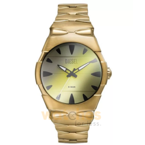 Diesel Men’s Quartz Gold Stainless Steel Olive Green Dial 42mm Watch DZ2214 (Without Tag)