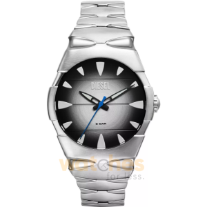Diesel Men’s Quartz Silver Stainless Steel Grey Dial 42mm Watch DZ2224 (Without Tag)