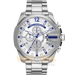 Diesel Men’s Quartz Silver Stainless Steel Silver Dial 53mm Watch DZ4477 UAE DUBAI AJMAN SHARJAH ABU DHABI RAS AL KHAIMA UMM UL QUWAIN ALAIN FUJAIRAH