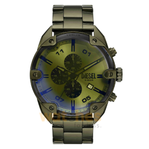 Diesel Men’s Chronograph Quartz Green Stainless Steel Green Dial 49mm Watch DZ4670 (Shelf Leftover)