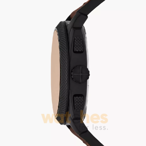 Alternative view of Fossil Men’s Chronograph Quartz Brown Leather Strap Brown Dial 44mm Watch FS6101 (Without Tag)