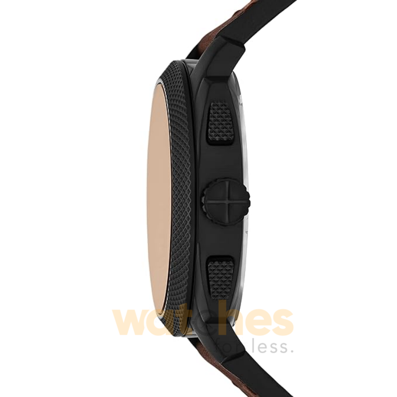 Fossil Men’s Chronograph Quartz Brown Leather Strap Brown Dial 42mm Watch FS6102 (Without Tag) - Image 2