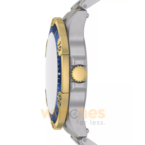 Alternative view of Fossil Men’s Quartz Two-Tone Stainless Steel Blue Dial 44mm Watch FS6146 (Without Tag)