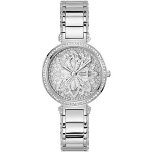 Guess Women’s Quartz Silver Stainless Steel Silver Dial 36mm Watch GW0528L1