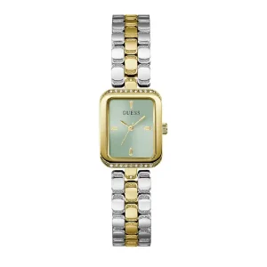 Guess Women’s Quartz Two-tone Stainless Steel Light Green Dial 22mm Watch GW0865L4