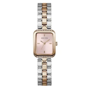 Guess Women’s Quartz Two-tone Stainless Steel Pink Dial 22mm Watch GW0865L5