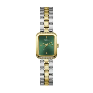 Guess Women’s Quartz Two-tone Stainless Steel Green Dial 22mm Watch GW0865L6