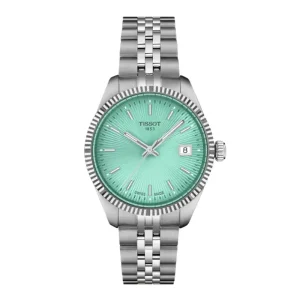 Tissot Women’s Quartz Swiss Made Silver Stainless Steel Light Green Dial 34mm Watch T156.210.11.091.00