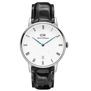 Daniel Wellington Women’s Quartz Black Stainless Steel White Dial 34mm Watch DW00100117 (Without Tag)