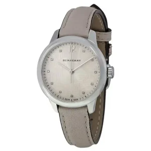 Burberry Women’s Swiss Made Quartz Leather Strap Beige Dial 32mm Watch BU10105 (Without Tag)