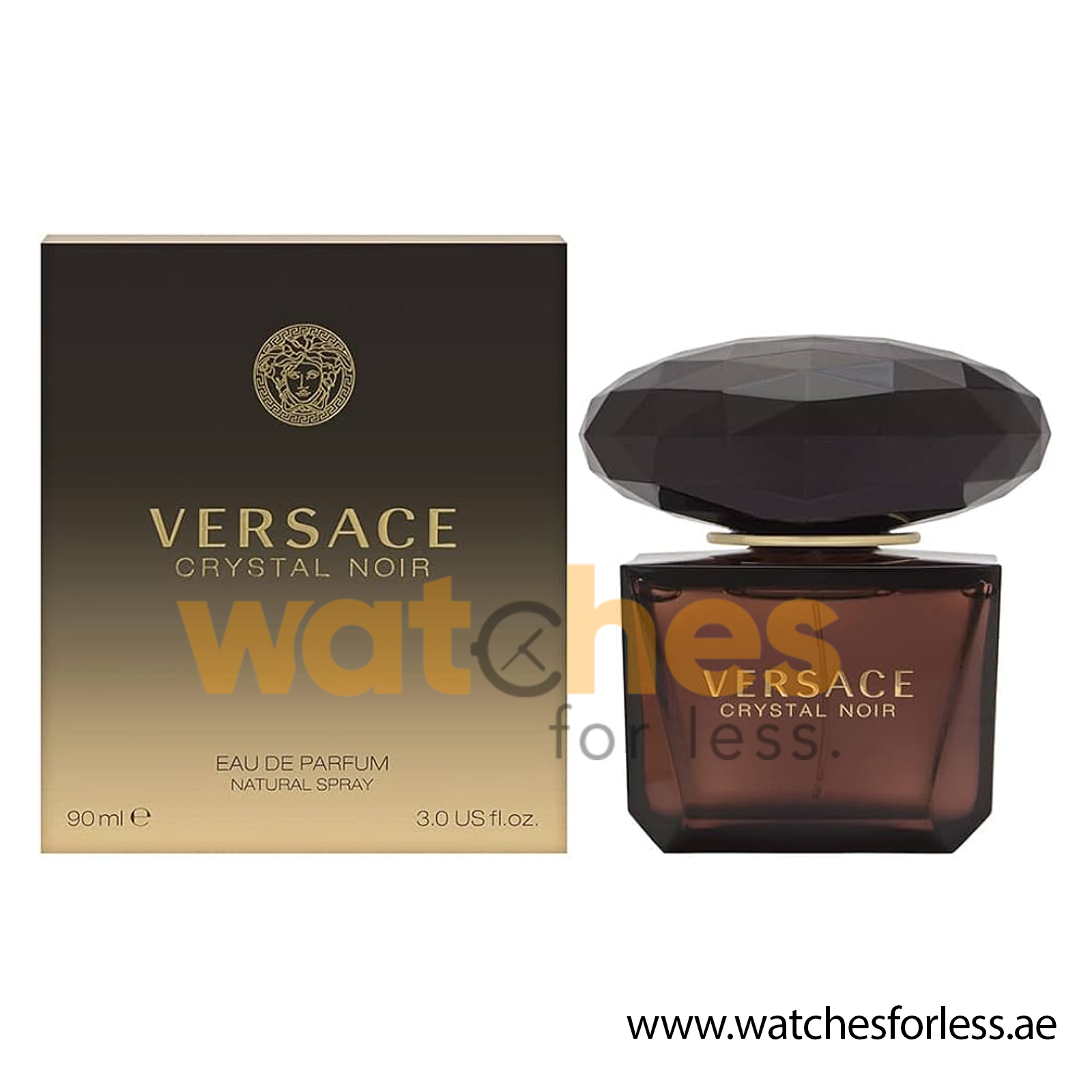 VERSACE CRYSTAL NOIR EDT Perfume for Women 90ML (Original Perfume) (WFL Ref PO10131)