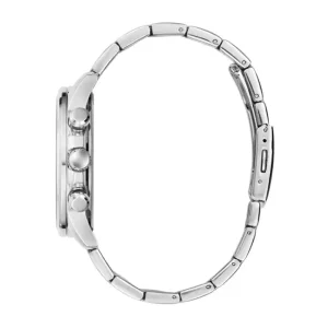 Guess Men’s Quartz Silver Stainless Steel Blue Dial 44mm Watch GW0900G4