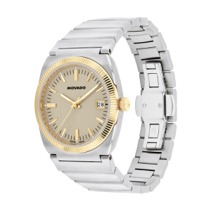 Movado Unisex Quartz Swiss Made Silver Stainless Steel Grey Dial 36mm Watch 3650216