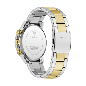 Guess Men’s Quartz Two Tone Stainless Steel Green Dial 44mm Watch GW0900G5