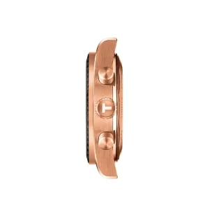 TISSOT Men’s Quartz Swiss Made Rose Gold Stainless Steel Black Dial 40mm Watch T149.417.33.051.00