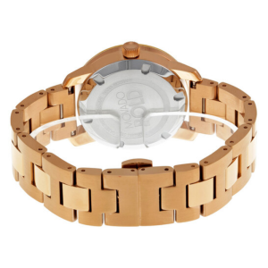 Movado Women’s Quartz Swiss Made Rose Gold Stainless Steel Bronze Dial 36mm Watch 3600335 (Shelf Leftover)