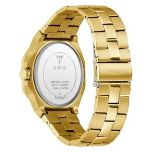 Guess Men’s Quartz Gold Stainless Steel Green Dial 42mm Watch GW0849G2
