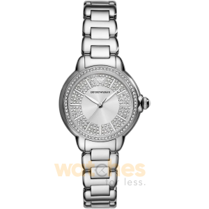 Emporio Armani Women’s Quartz Silver Stainless Steel Silver Dial 32mm Watch AR11632