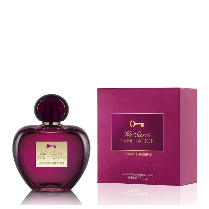 ANTONIO BANDERAS HER SECRET TEMPTATION EDT Perfume For Women 80ML (Original Perfume) (WFL Ref PO9878)