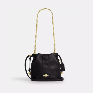 Coach Faye Mini Drawstring Bag With Quilting (Size: L17.8cm, H15.2cm, W10.8cm) CDB69