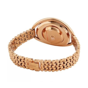 Alternative view of SWAROVSKI Women’s Swiss Made Quartz Rose Gold Stainless Steel Silver Dial 37mm Watch 5200341 (Shelf Leftover)