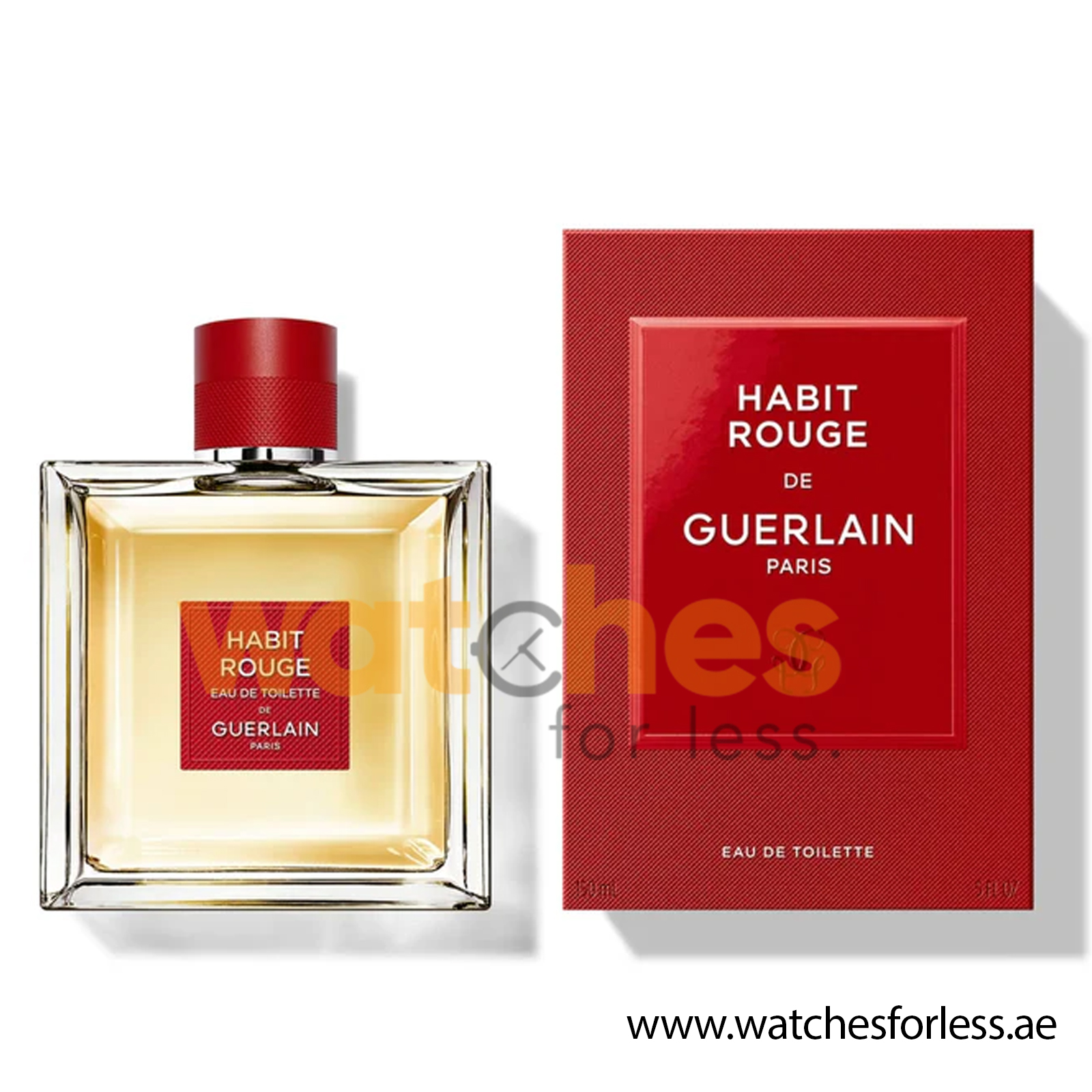 GUERLAIN HABIT ROUGE EDT Perfume For Men 150ML (Original Perfume) (WFL Ref PO20020)