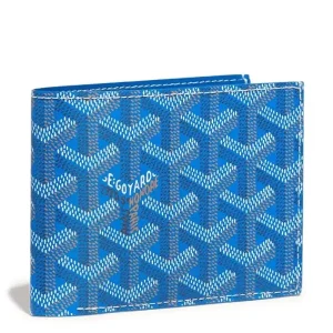 Goyard Victoire Sky Blue Wallet For Men VICTO8PMLTY10CL10X