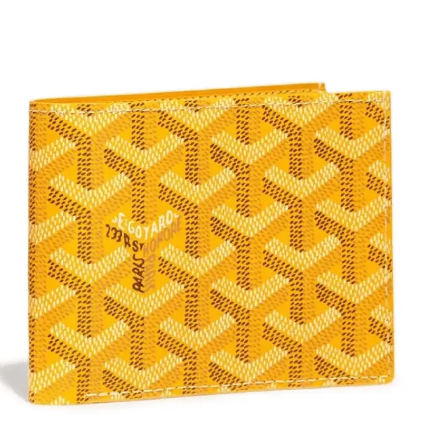 Goyard Victoire Yellow Wallet For Men VICTO8PMLTY08CL08X