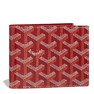 Goyard Victoire Red Wallet For Men VICTO8PMLTY02CL02X