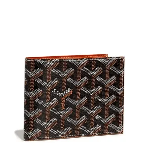 Goyard Victoire Black & Tan Wallet For Men VICTO8PMLTY01CL03X