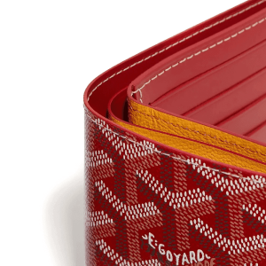 Goyard Victoire Red Wallet For Men VICTO8PMLTY02CL02X