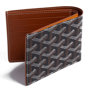 Goyard Victoire Black & Tan Wallet For Men VICTO8PMLTY01CL03X