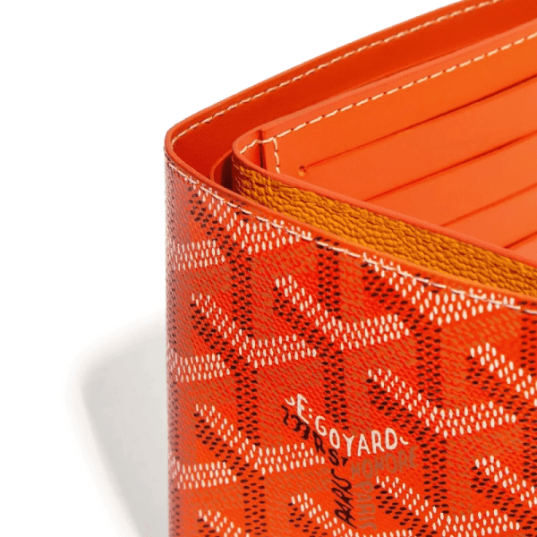 Goyard Victoire Orange Wallet For Men VICTO8PMLTY07CL07X