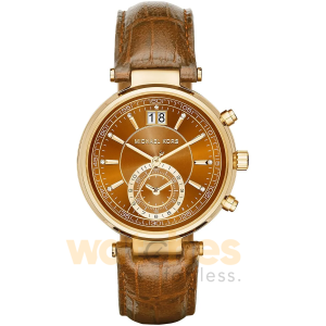 Michael Kors Women’s Quartz Brown Leather Strap Brown Dial 39mm Watch MK2424