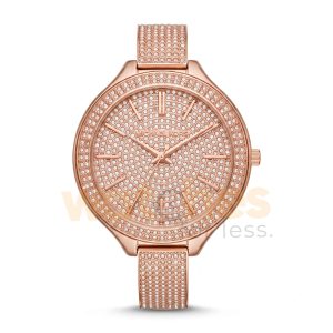 Michael Kors Women’s Quartz Rose Gold Stainless Steel Rose Gold Dial 42mm Watch MK3251
